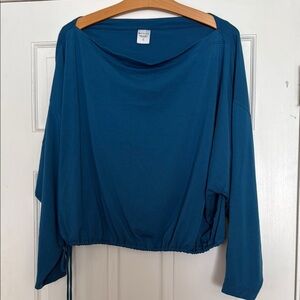 Athleta Teal Women's Cool Down Shirt